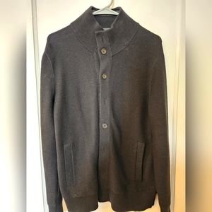 Banana Republic Black Button Up Sweater